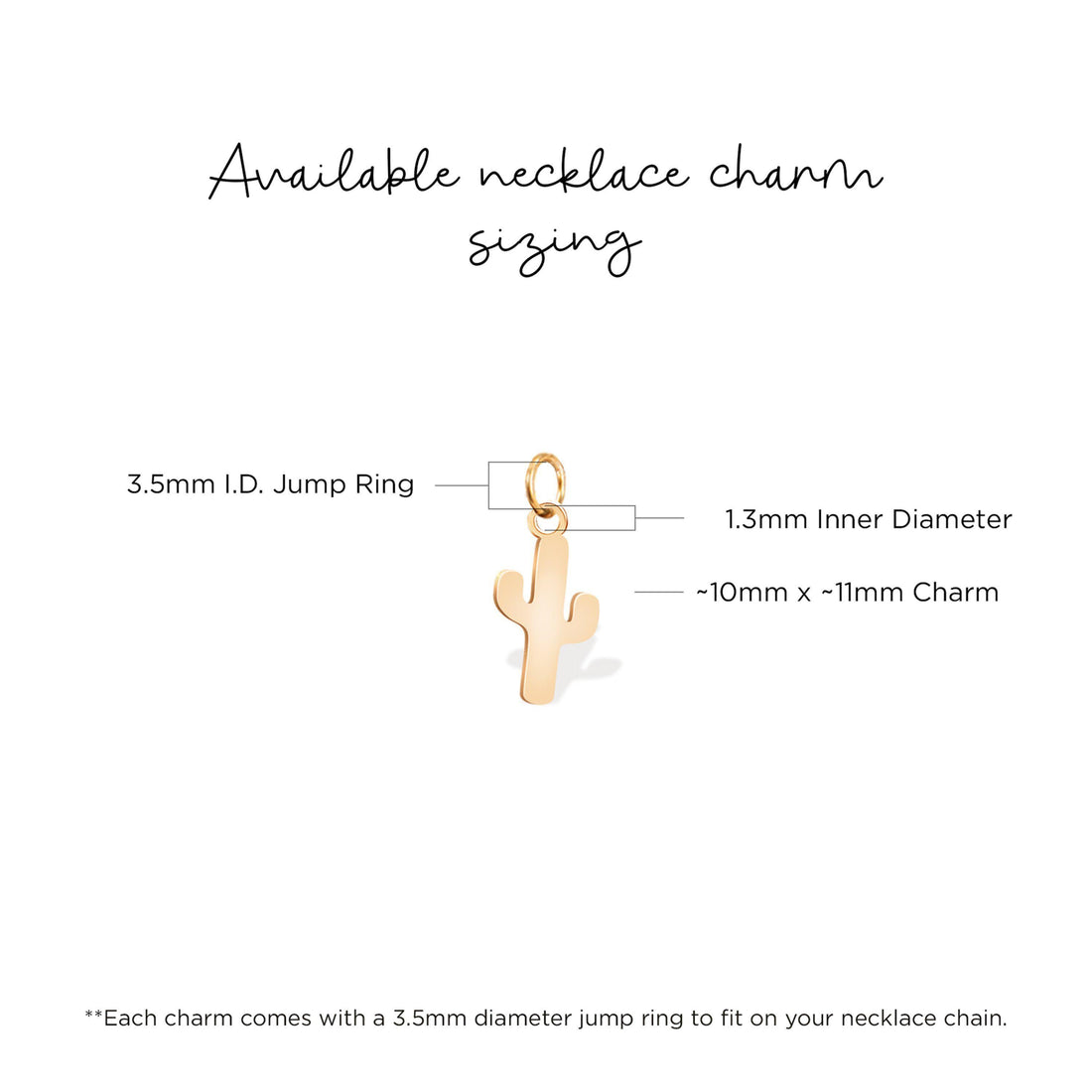 Saguaro Cactus Charm Pendant