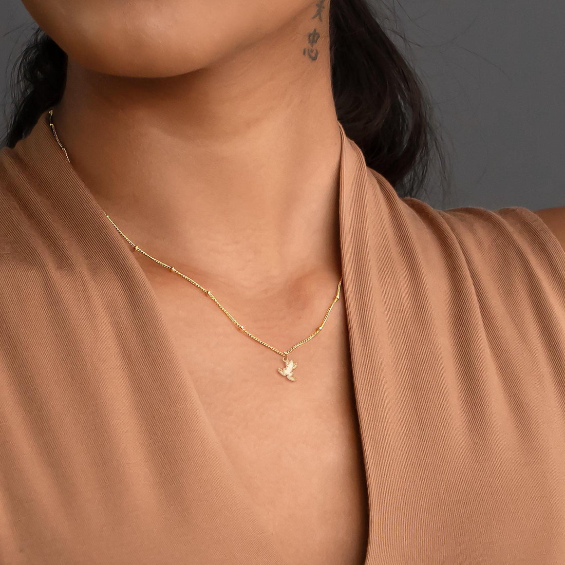 Frog Charm Necklace