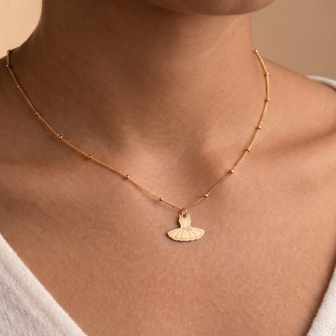 Ballet Tutu Beady Necklace