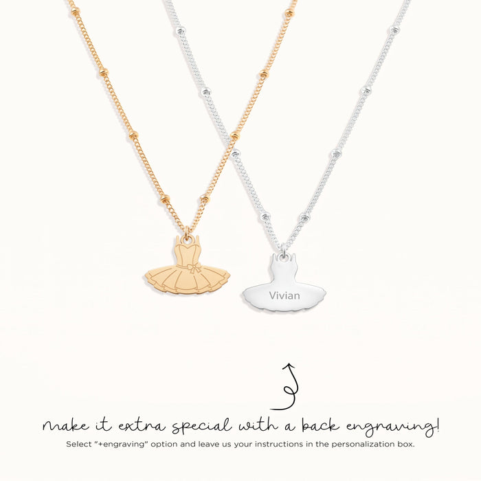 Ballet Tutu Beady Necklace