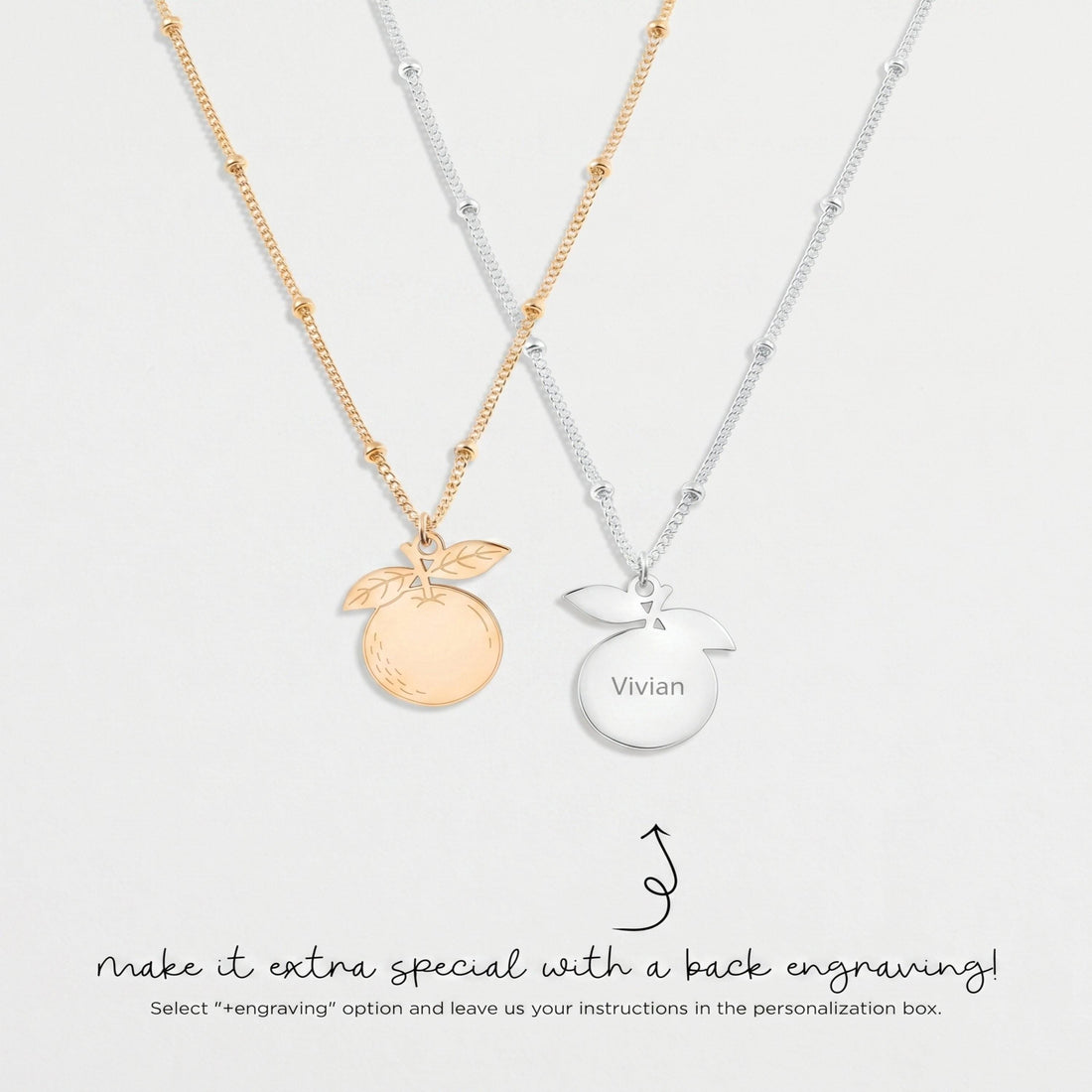 Citrus Fruit Beady Necklace