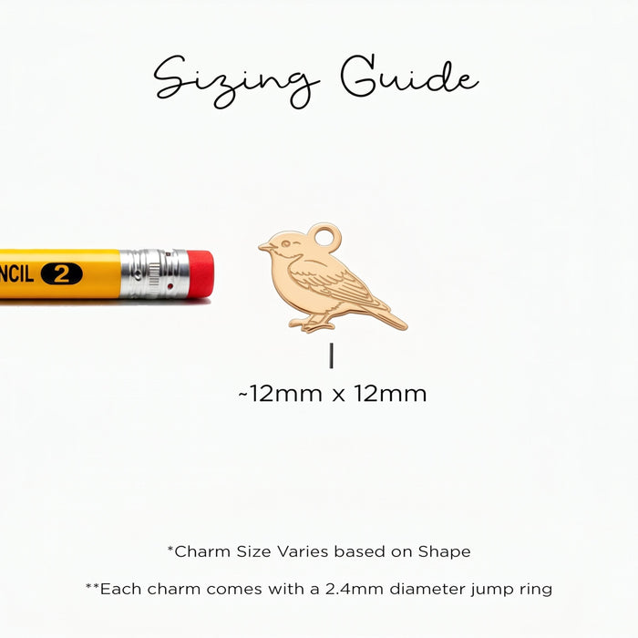 Songbird Charm Beady Necklace