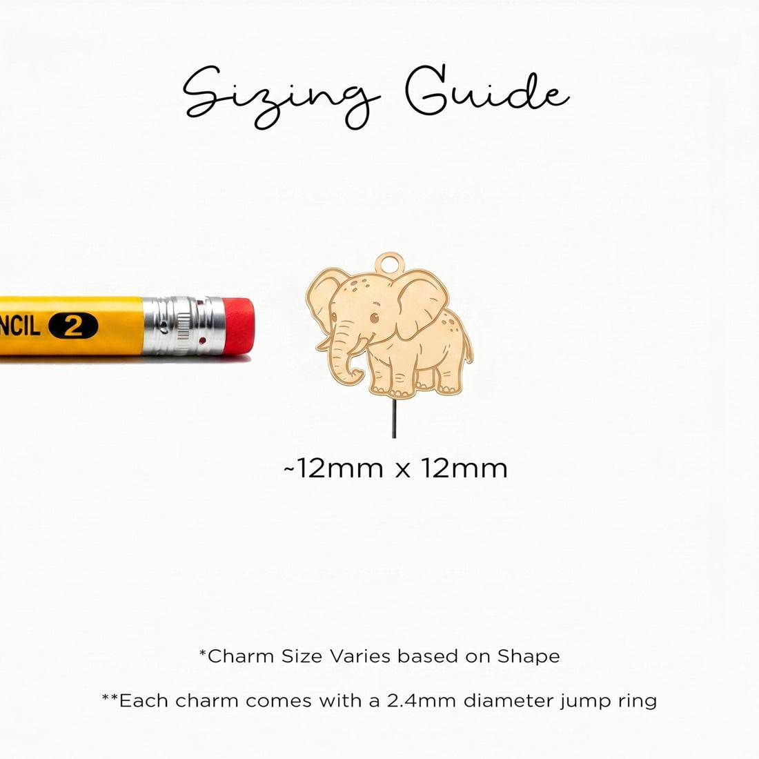Cute Elephant Charm Necklace
