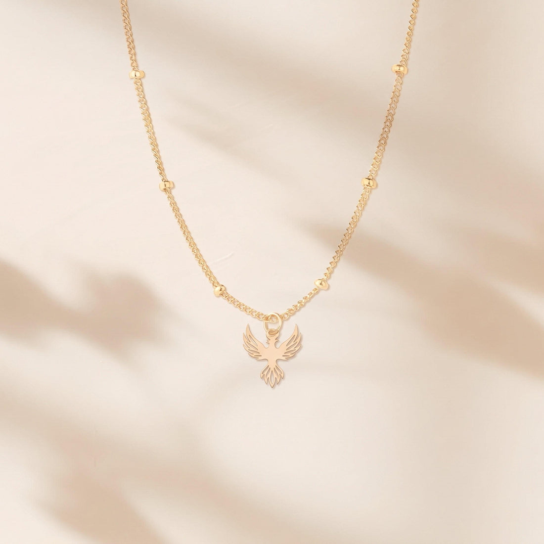 Flying Phoenix Beady Necklace