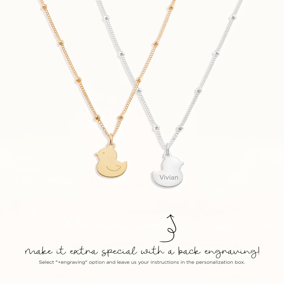 Little Duckie Beady Necklace