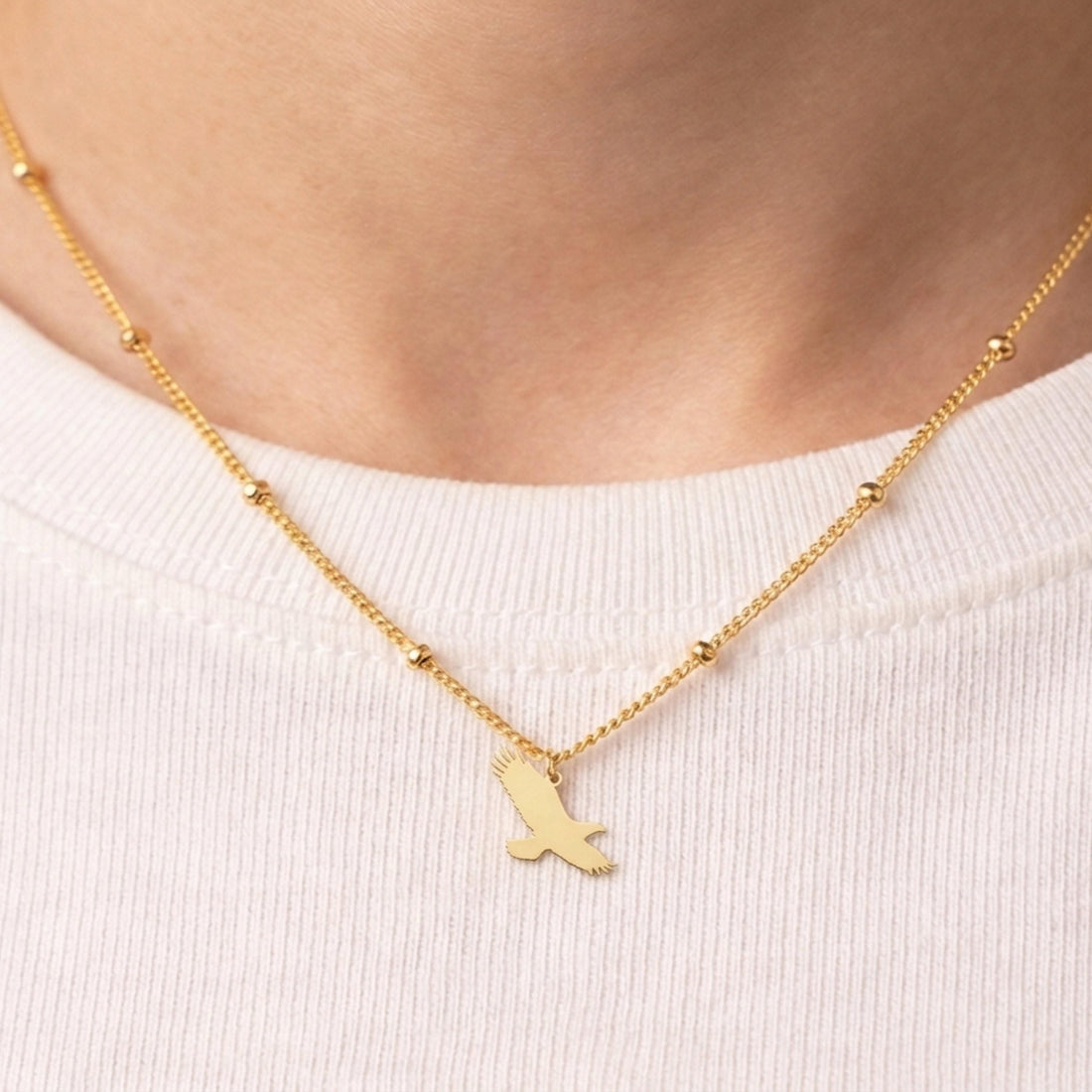 Soaring Bald Eagle Necklace