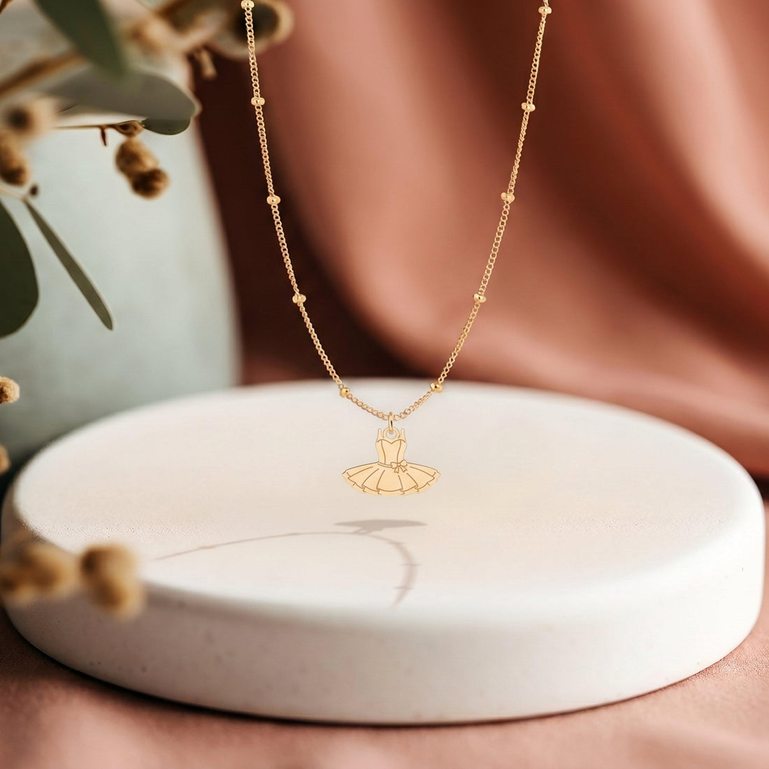 Ballet Tutu Beady Necklace