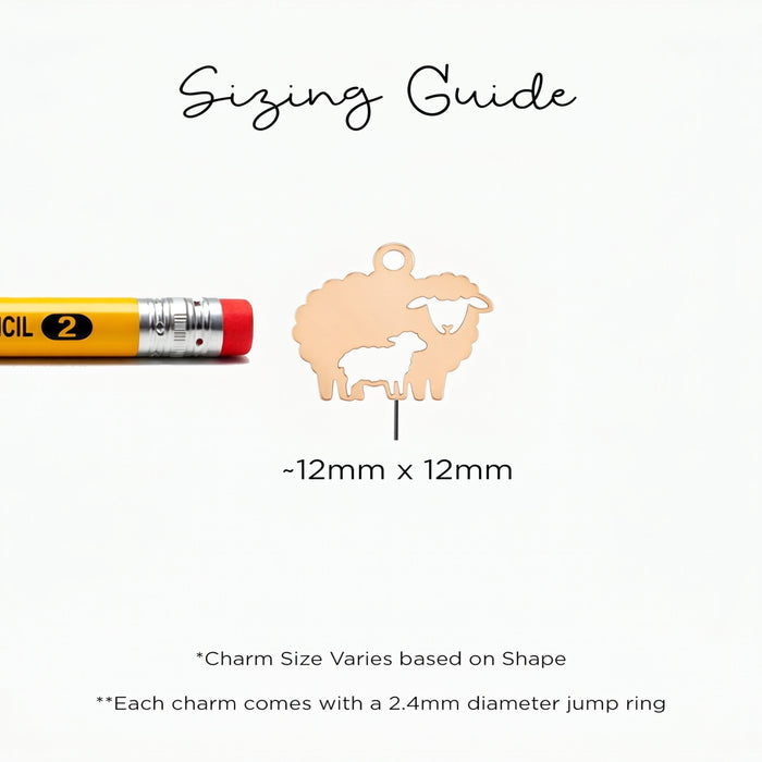Mama Sheep Charm Necklace