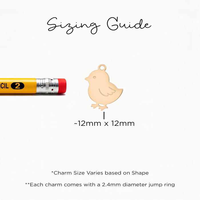 Baby Chick Beady Necklace