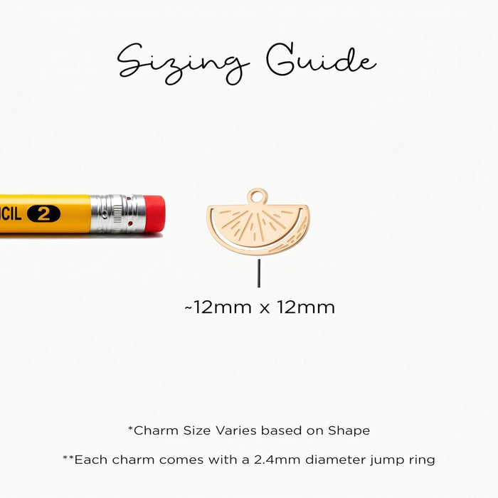 Lemon Slice Charm Necklace