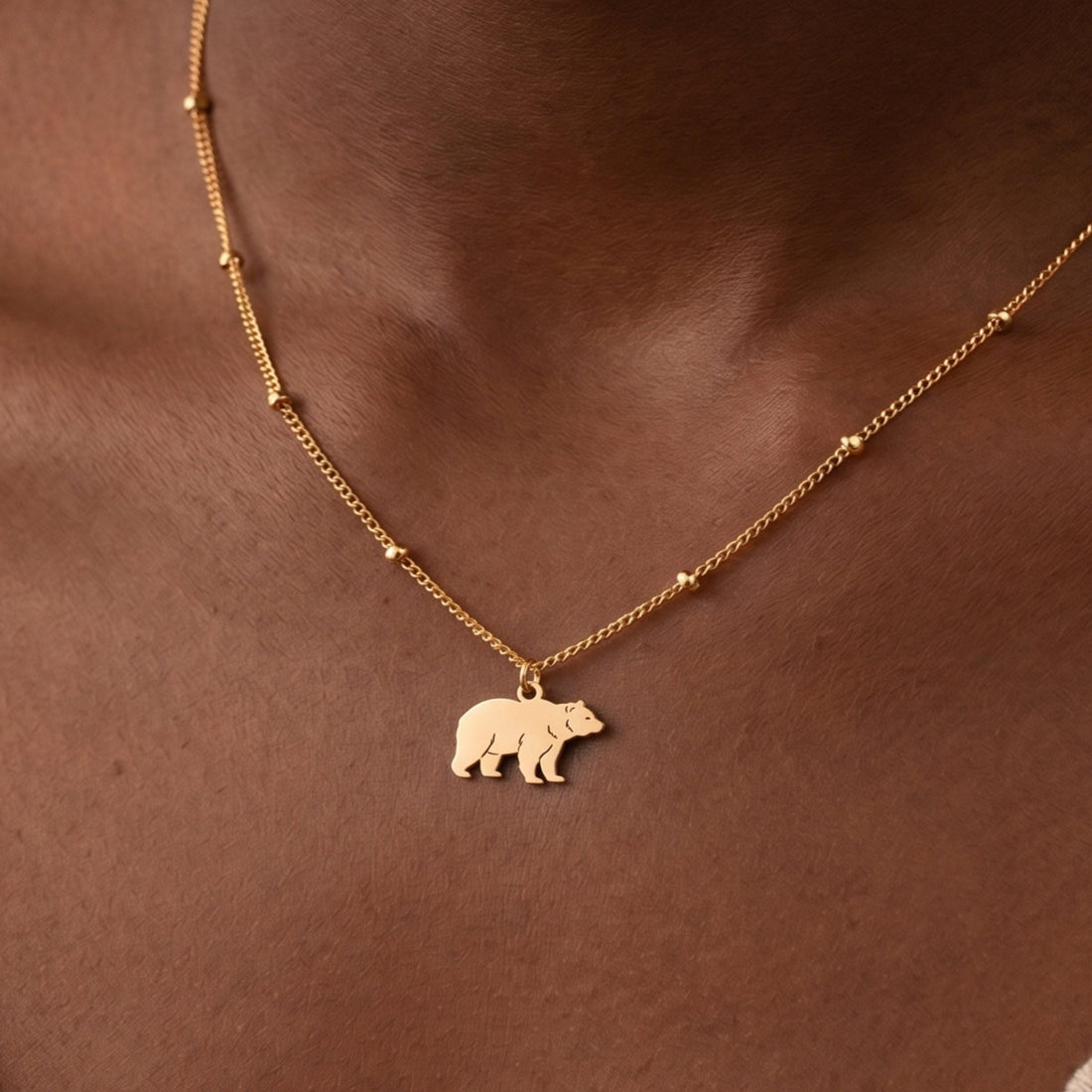 Polar Bear Cub Necklace