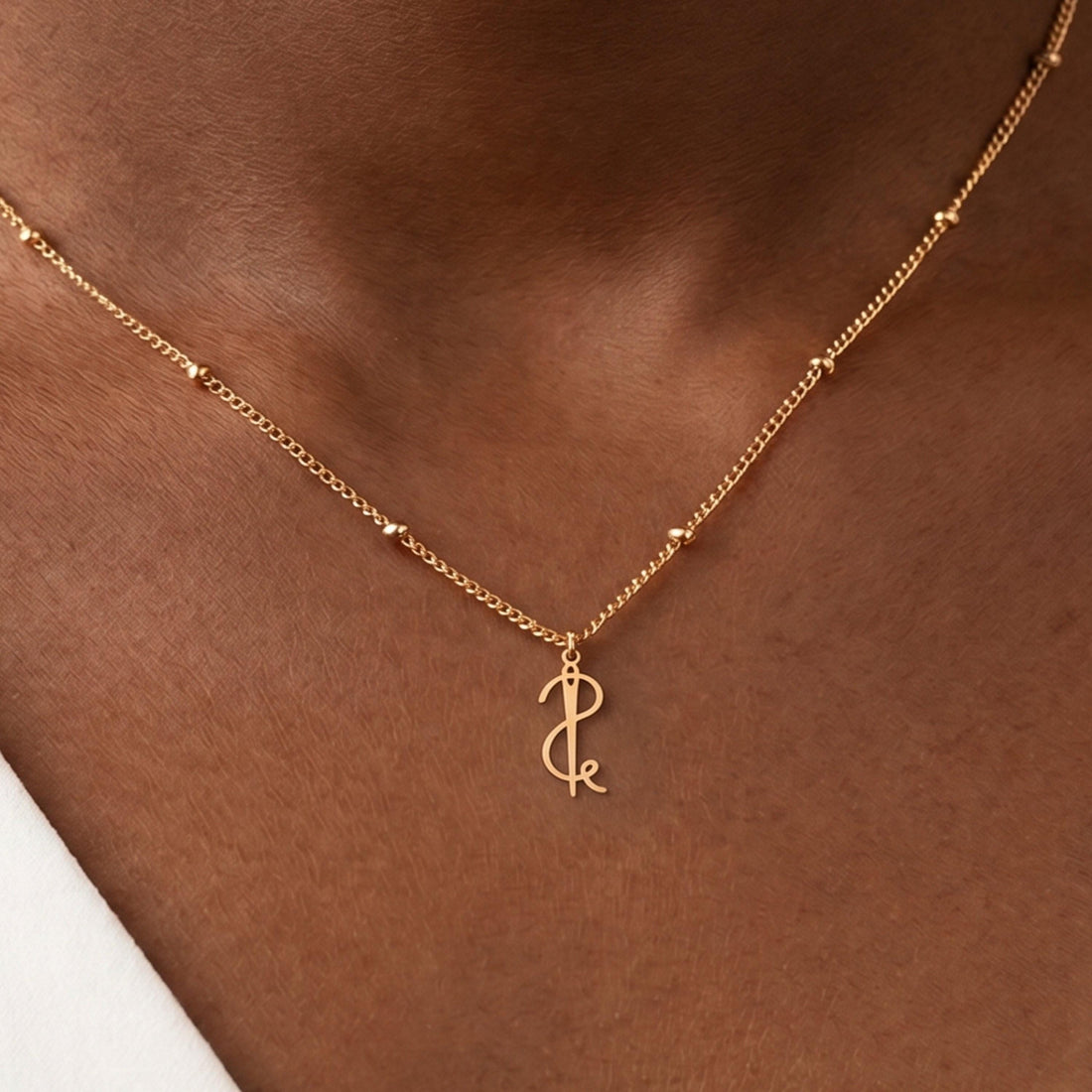 Needle and Thread Charm Necklace
