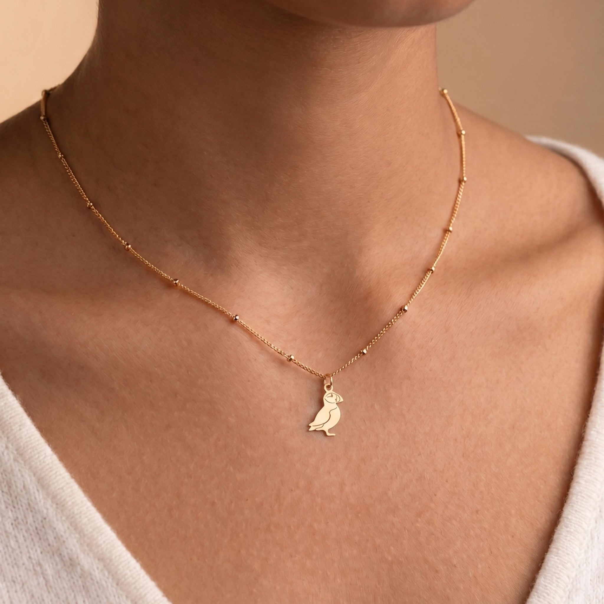 Puffin Toucan Beady Necklace