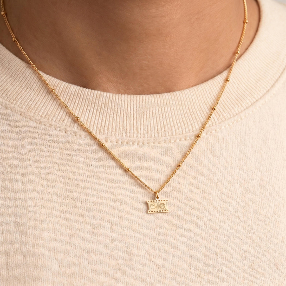 Film Strip Charm Necklace