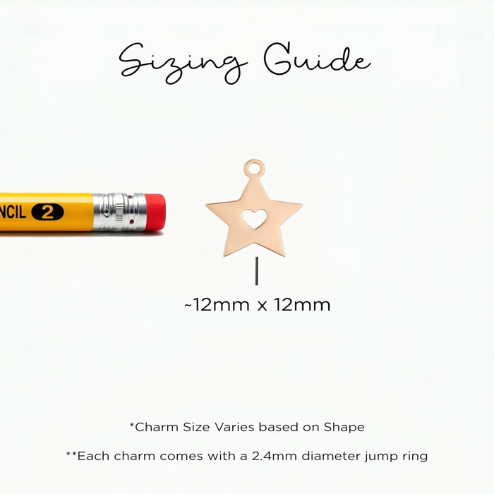 Heart Star Beady Necklace