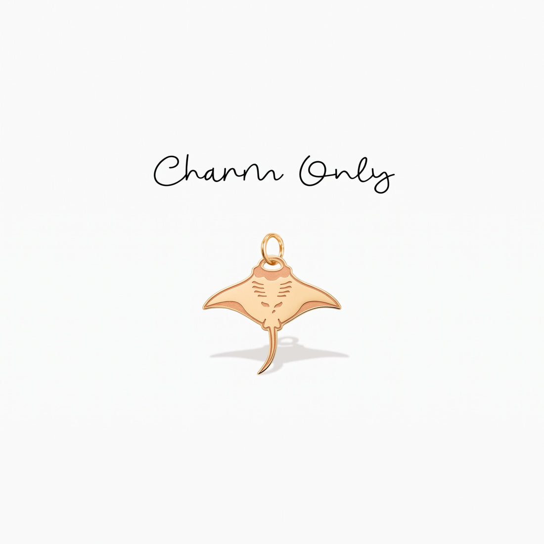 Manta Ray Necklace Charm