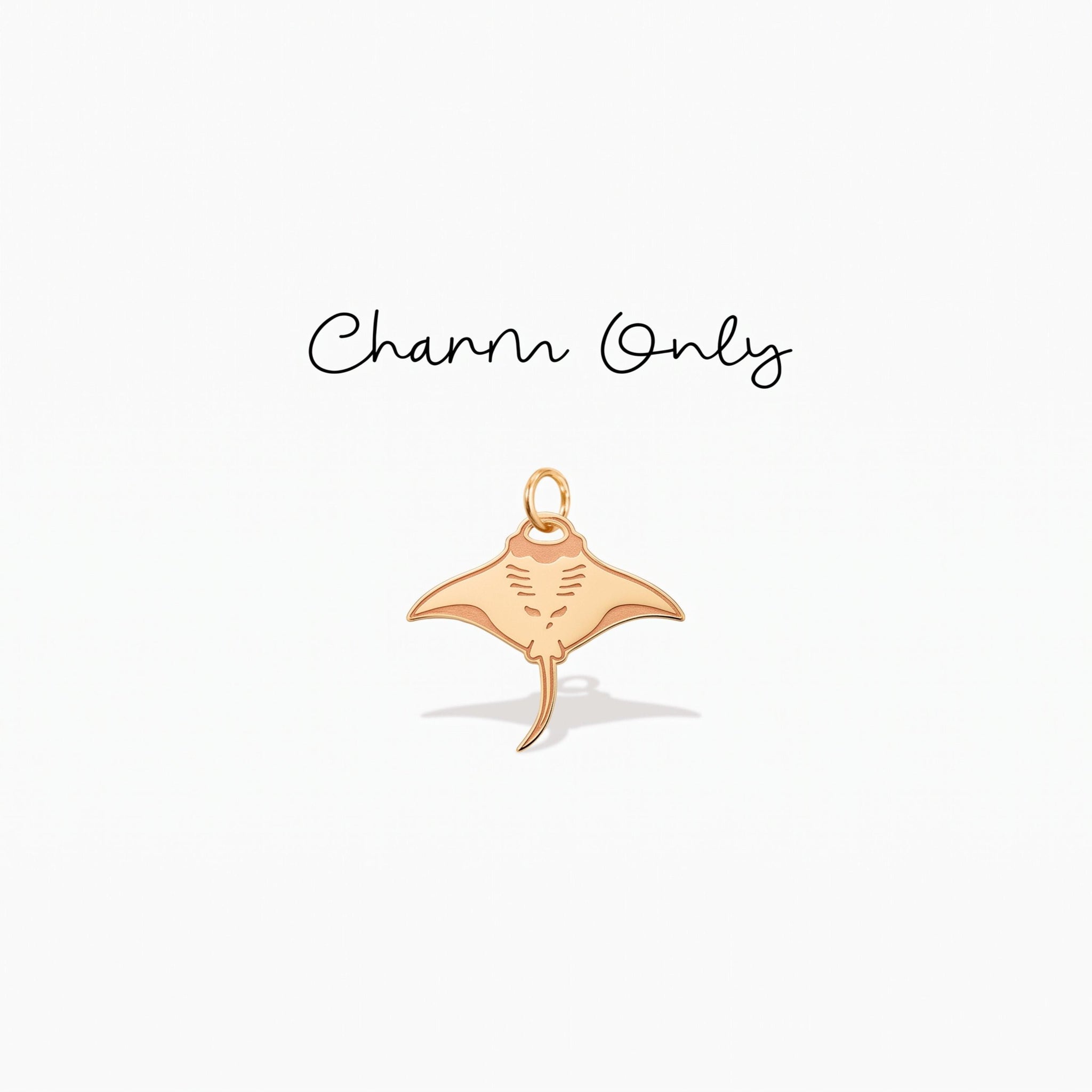 Manta Ray Necklace Charm