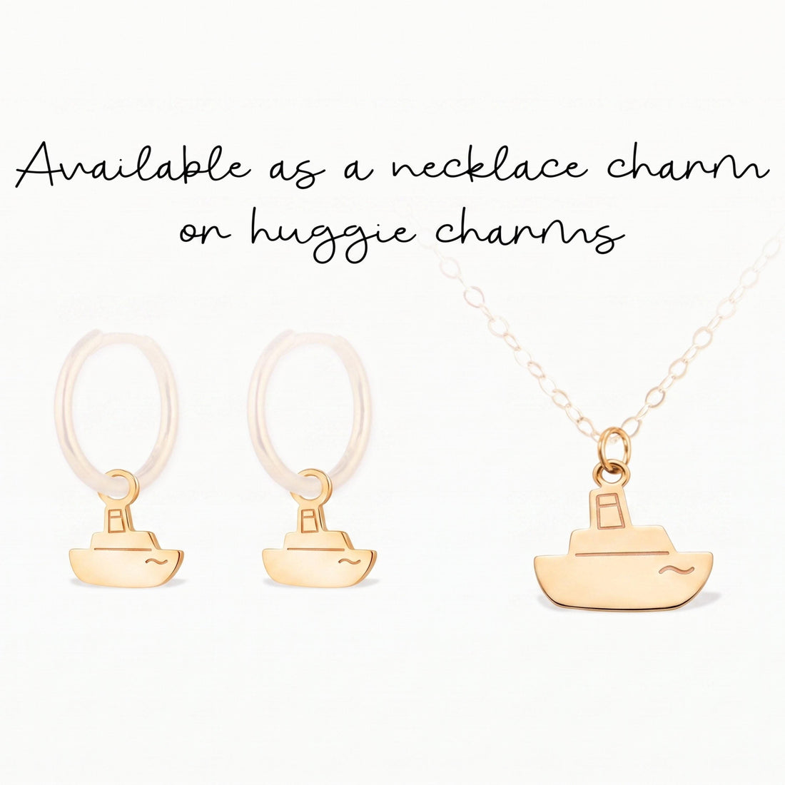 Harbor Tugboat Ship Charm