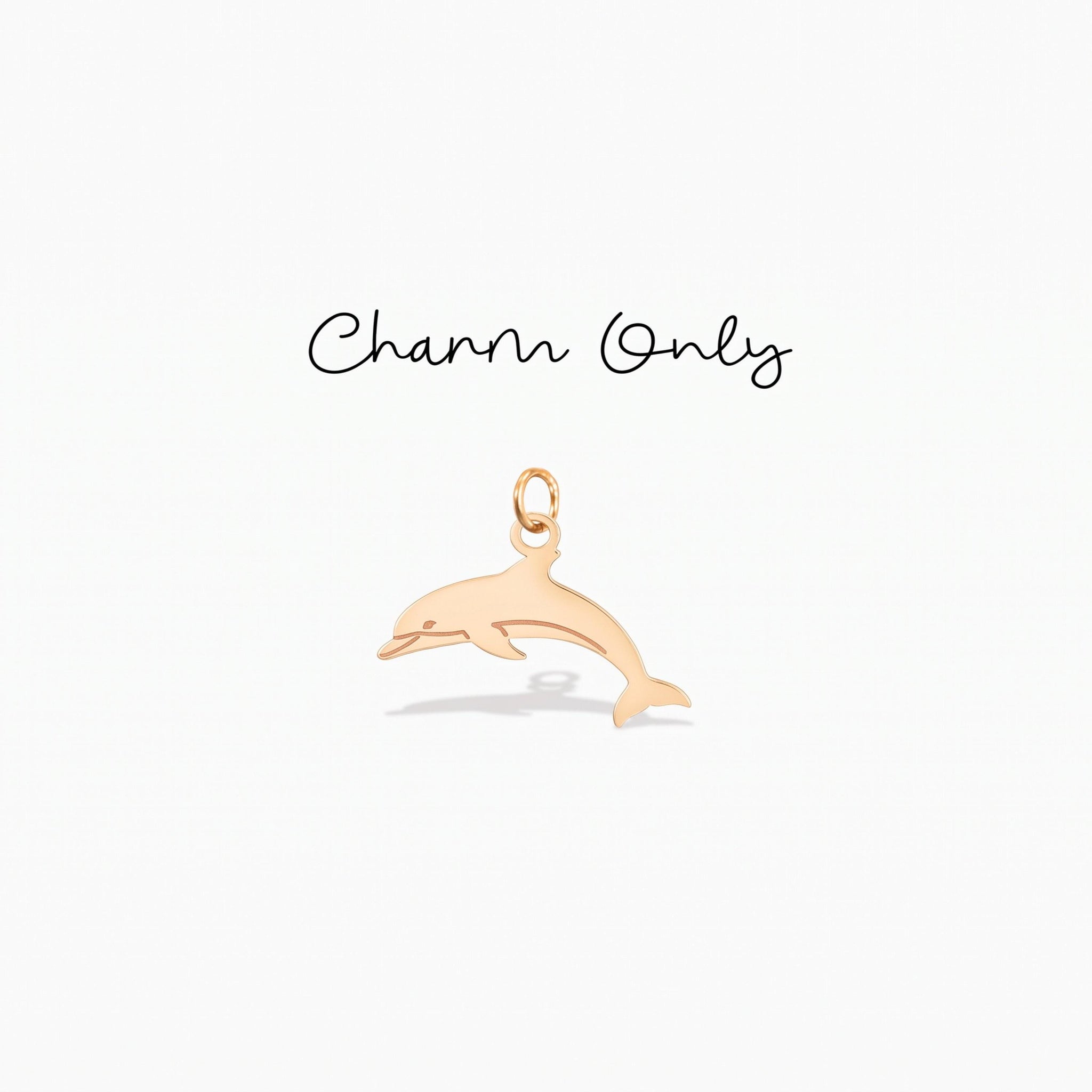 Leaping Dolphin Necklace Charm