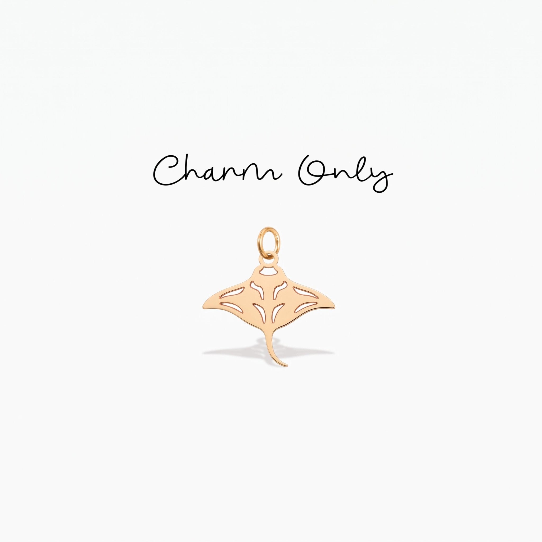 Manta Ray Necklace Charm