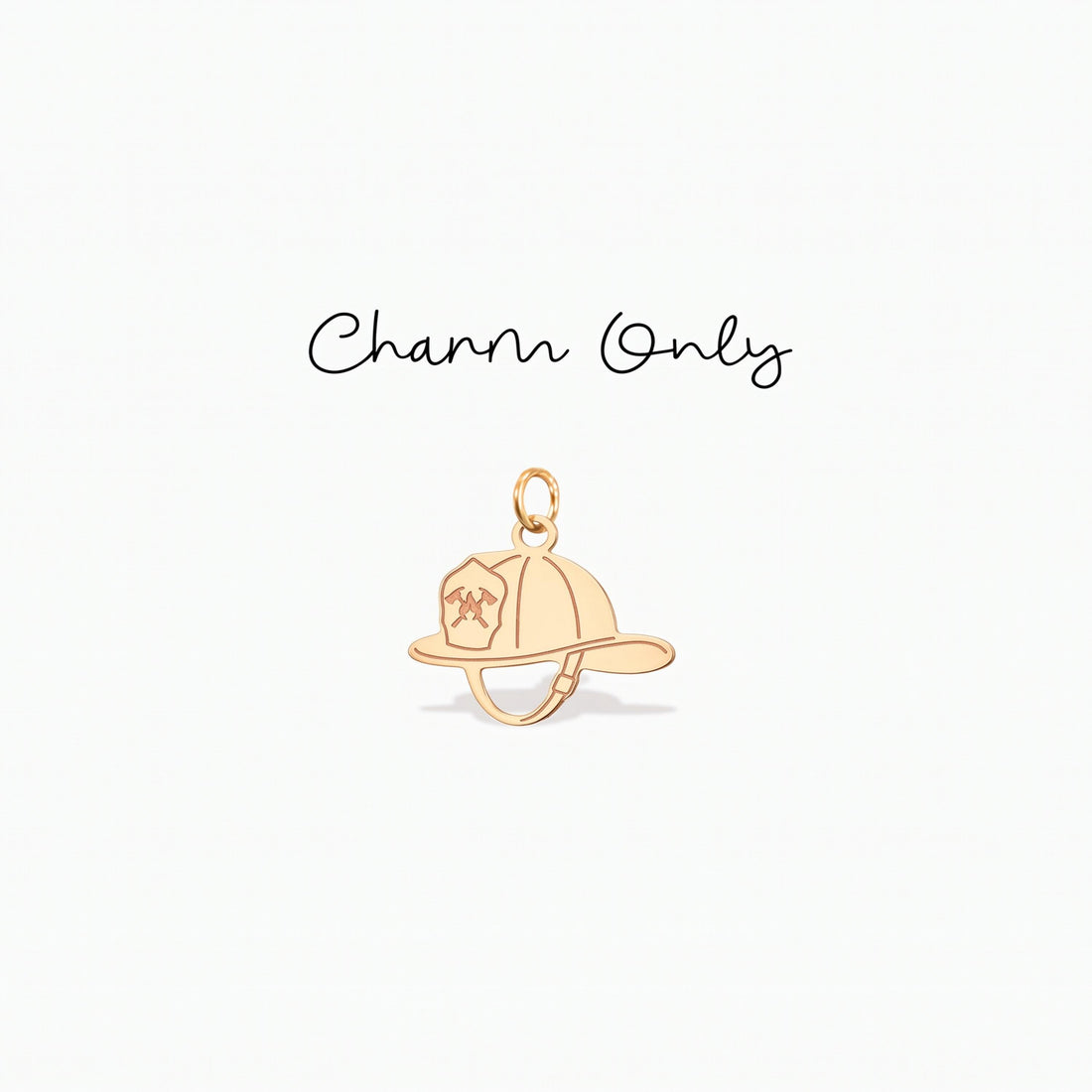 Fire Helmet Necklace Charm