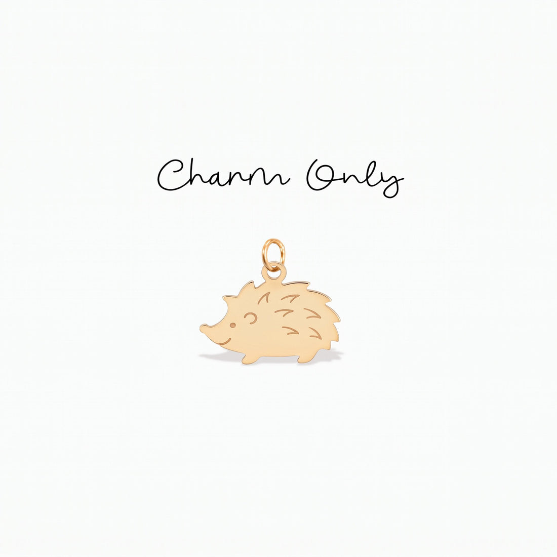 Dainty Hedgehog Necklace Charm