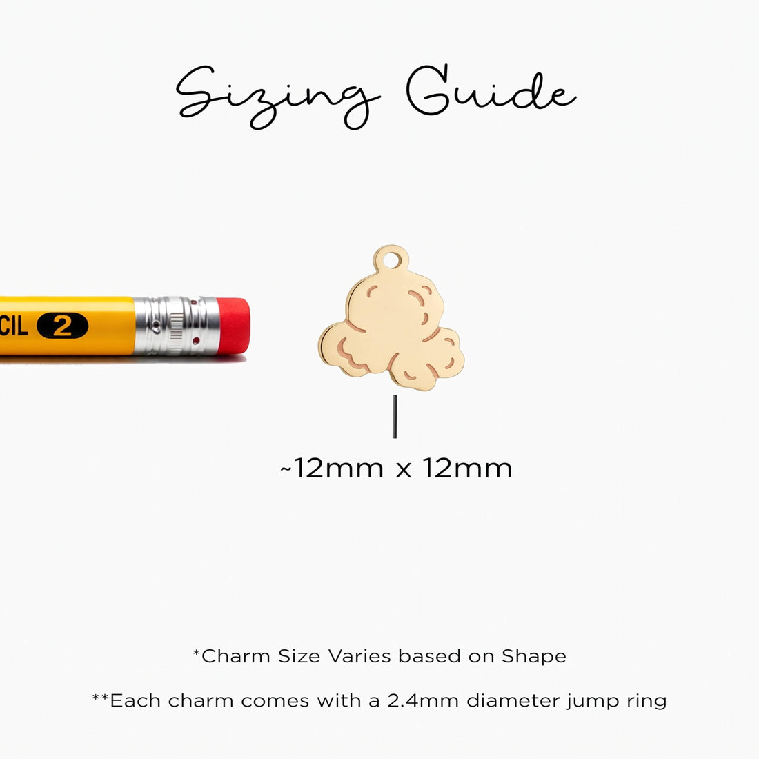 Popcorn Kernel Charm