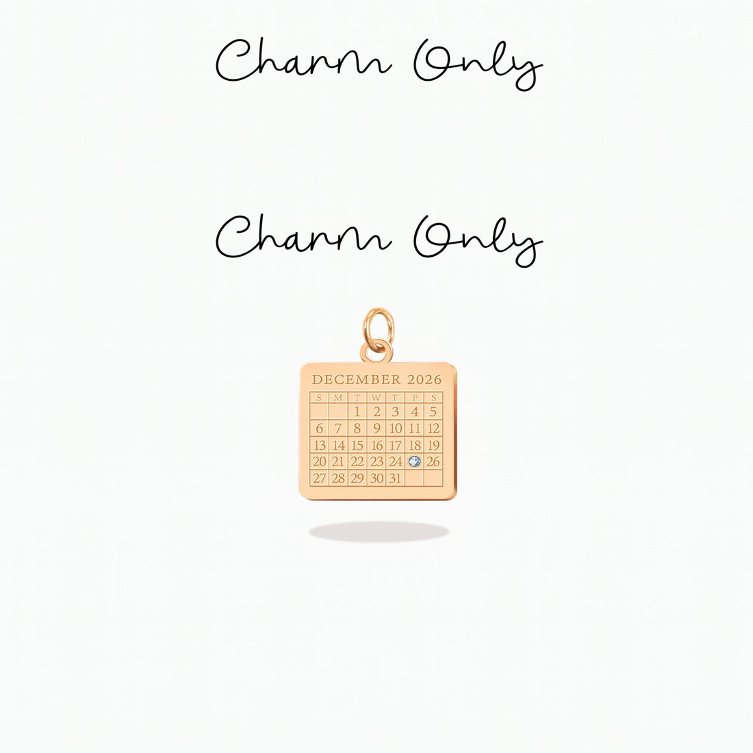 Calendar Special Occasion Charm