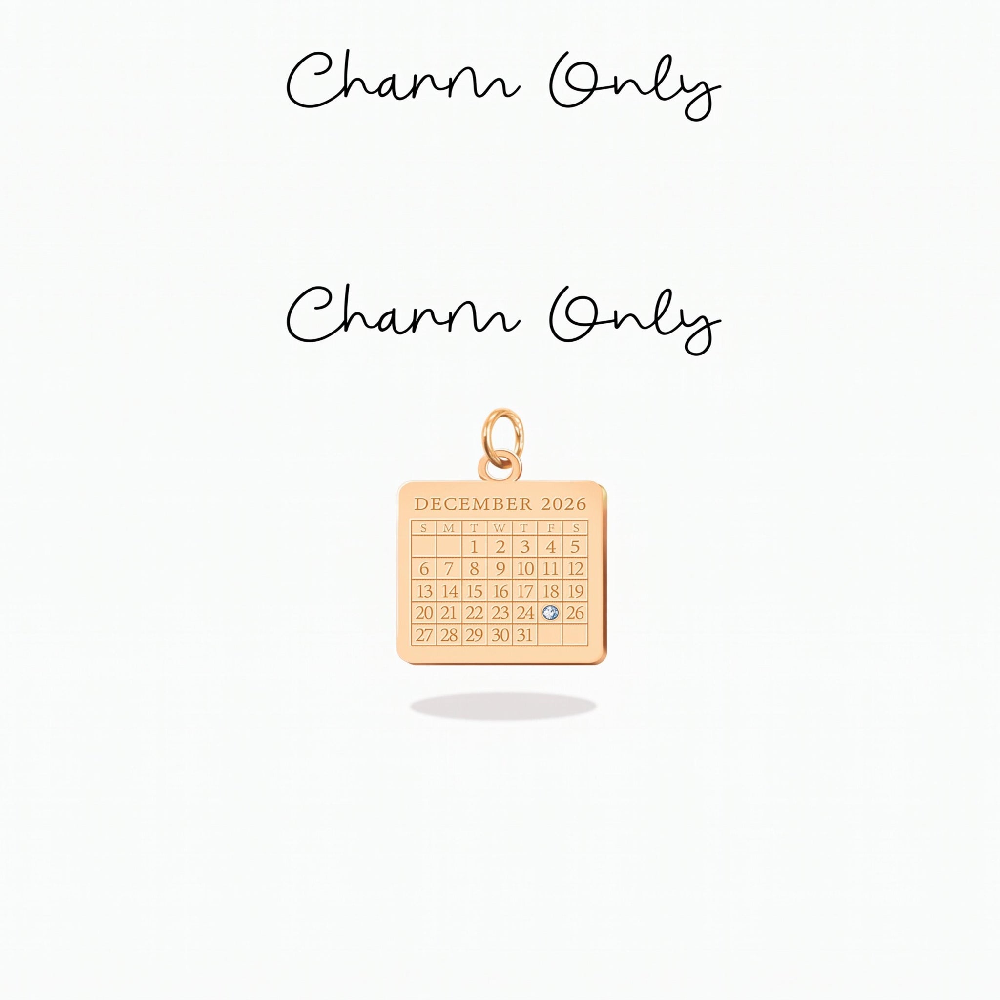 Calendar Special Occasion Charm