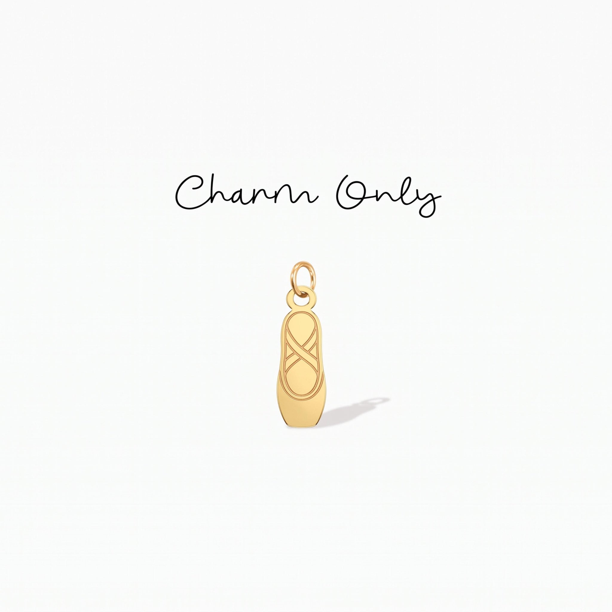 Ballet Slipper Necklace Charm