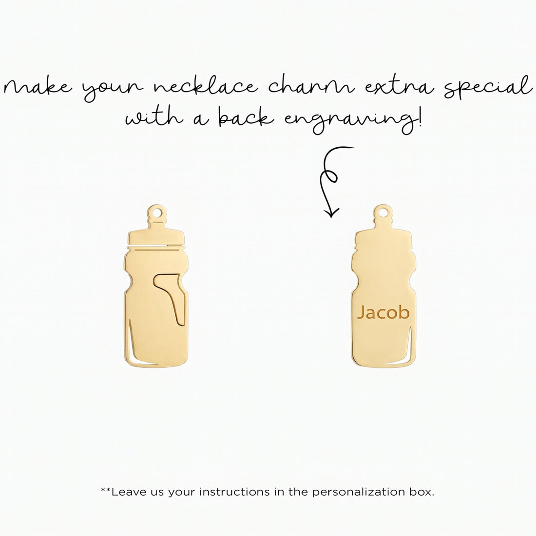 Baby Bottle Charm Pendant