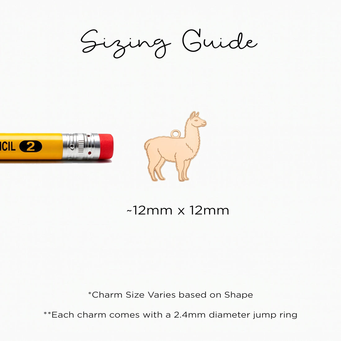 Llama Animal Charm Pendant