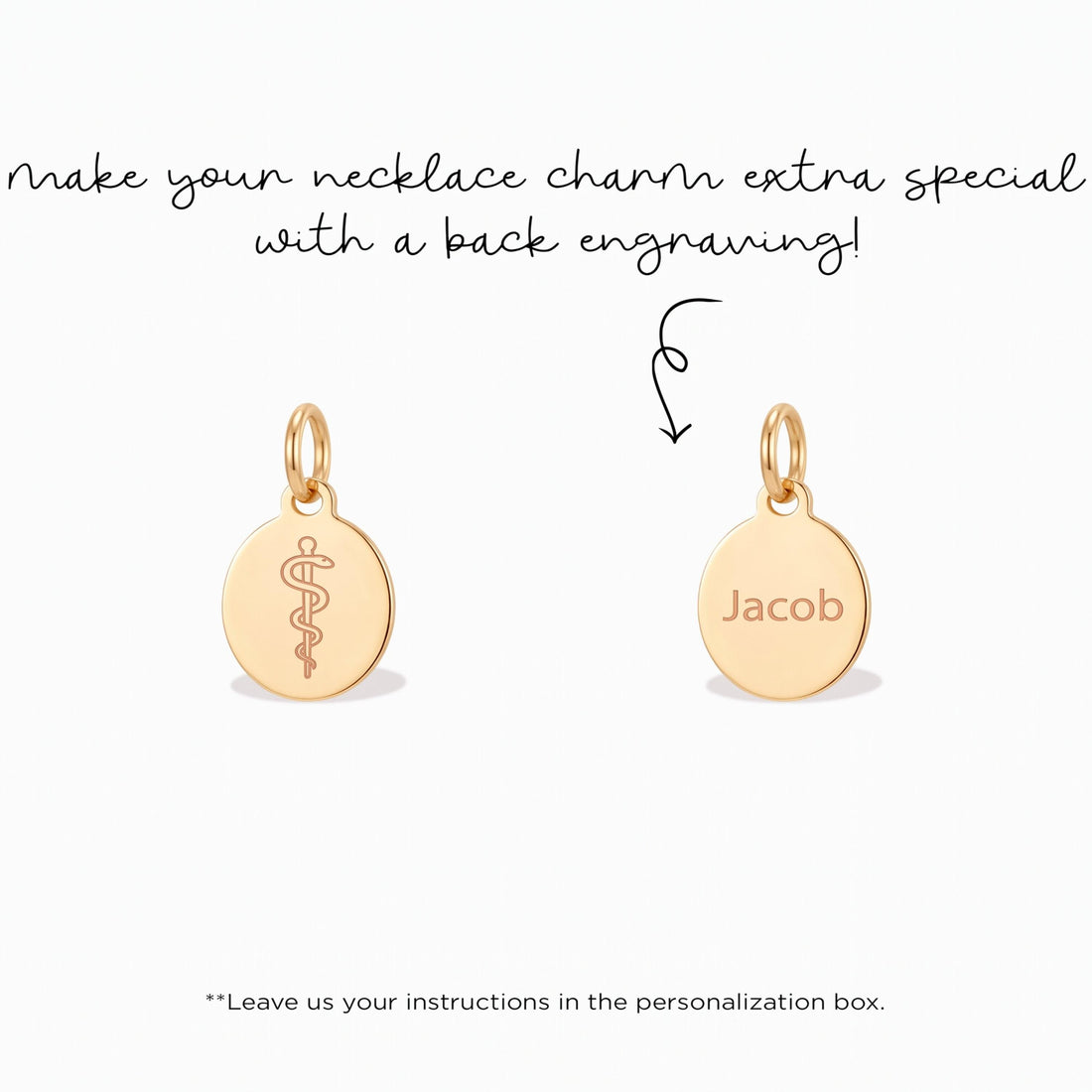 Caduceus Doctor Necklace Charm
