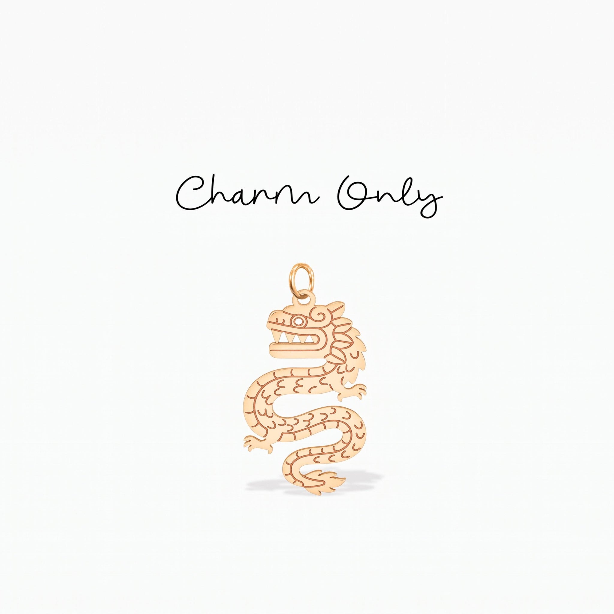 Chinese Dragon Necklace Charm