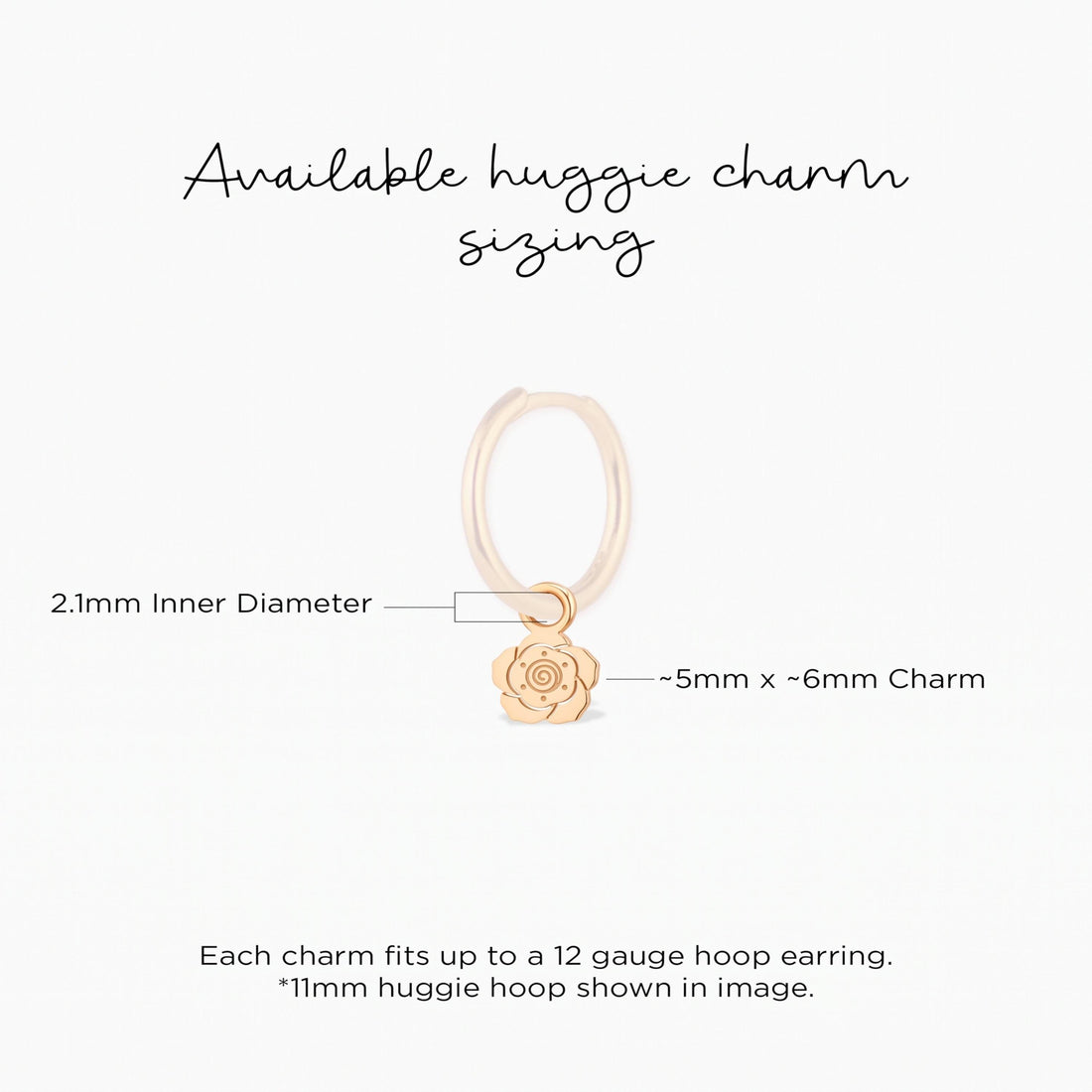 Rose Petal Necklace Charm