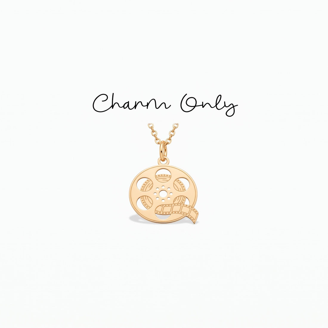 Movie Reel Photographer Necklace Charm