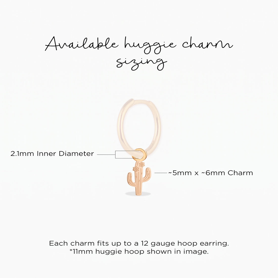 Desert Cactus Charm Pendant