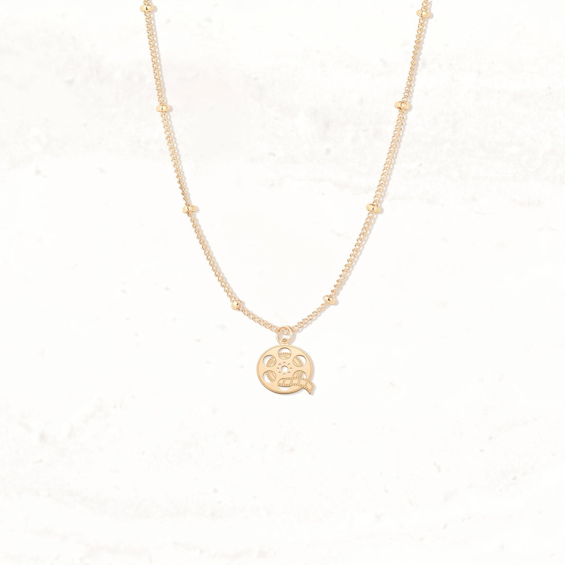 Film Reel Beady Necklace