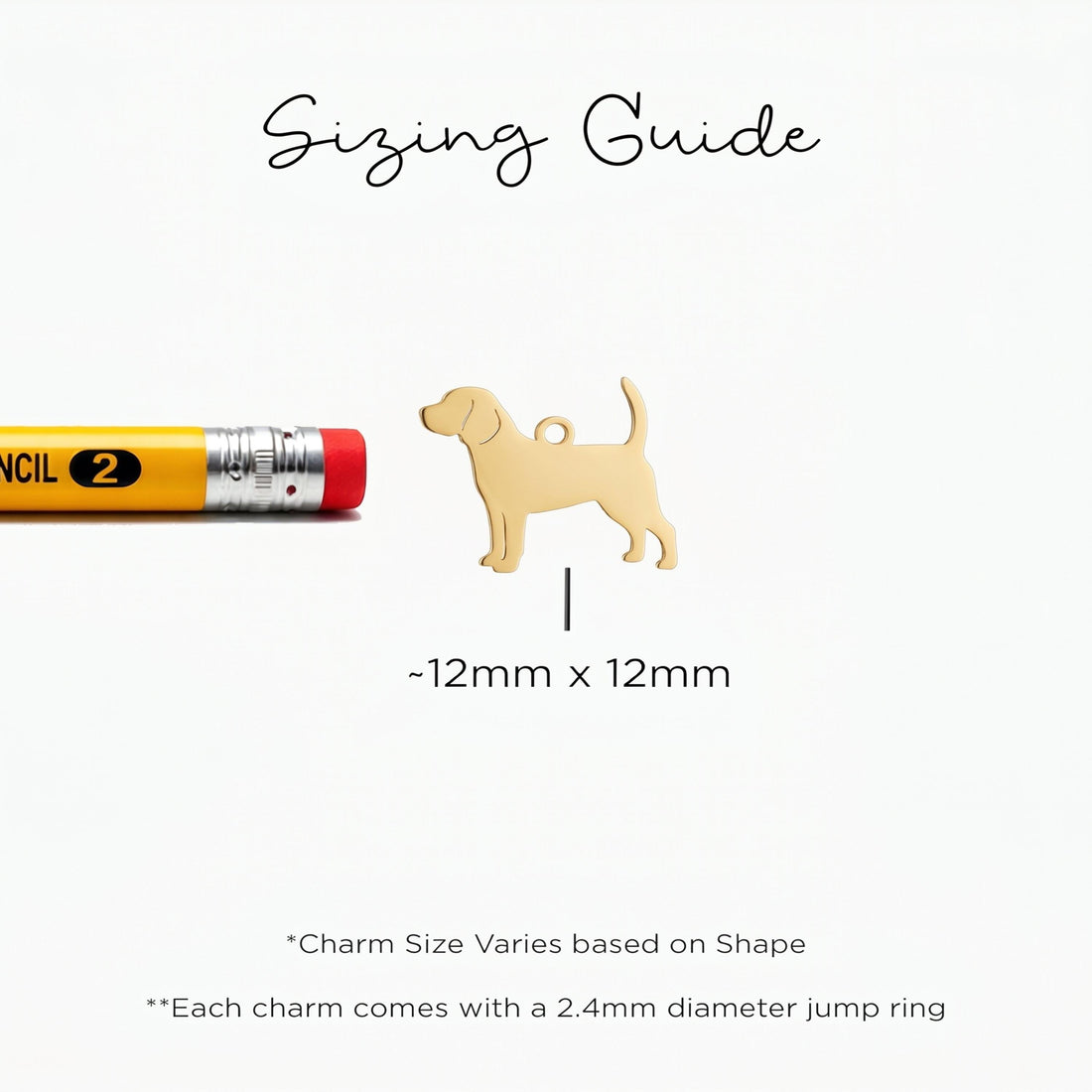 Canine Silhouette Charm Necklace