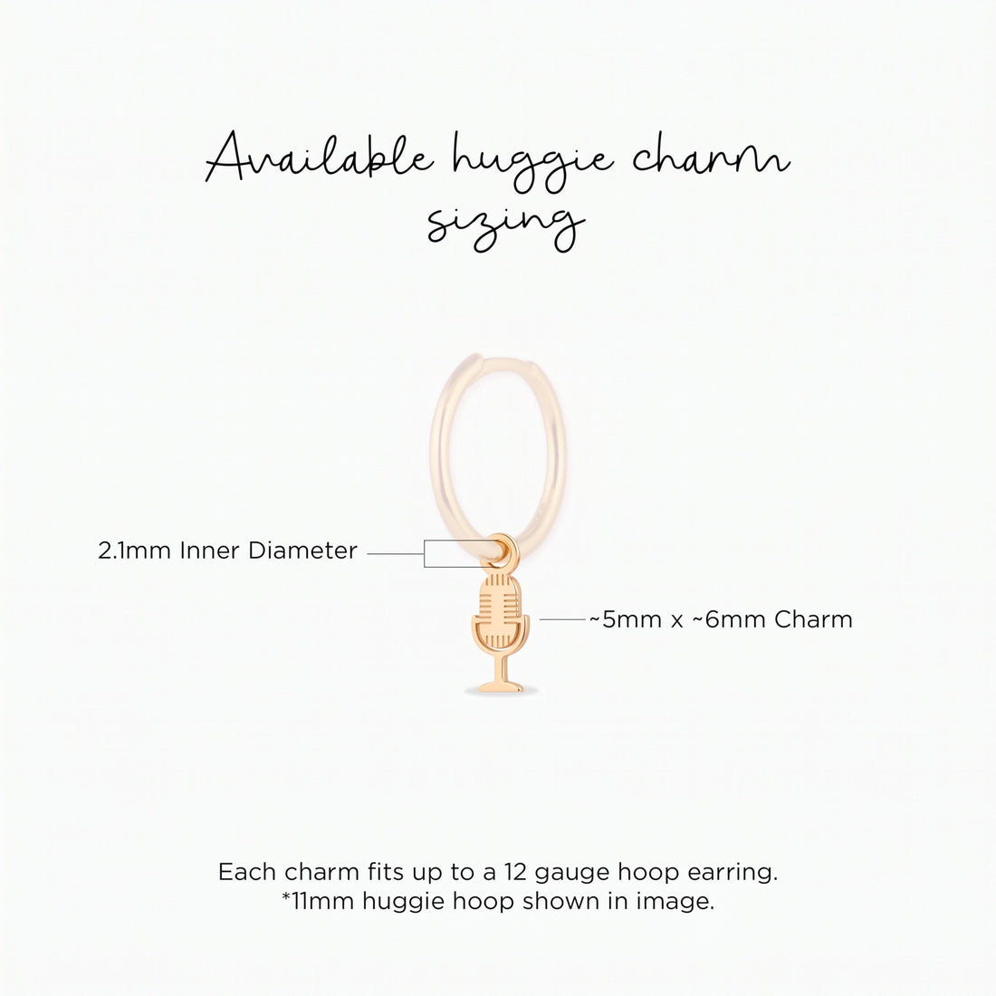 Studio Microphone Necklace Charm