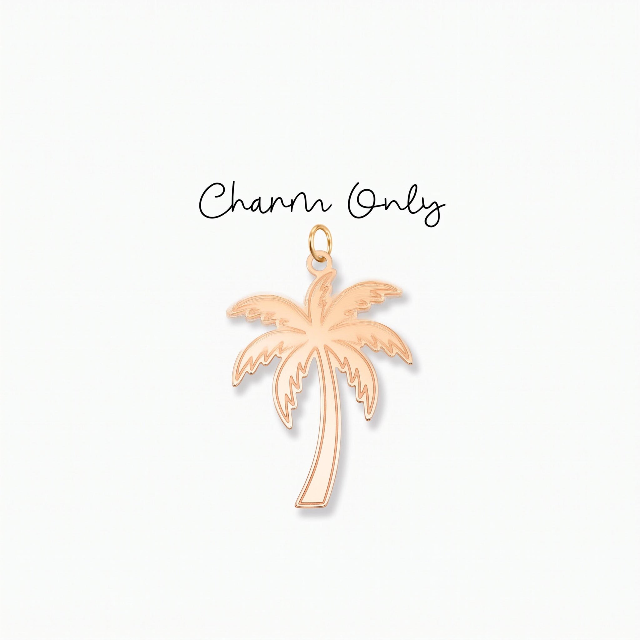 Palm Tree Necklace Charm