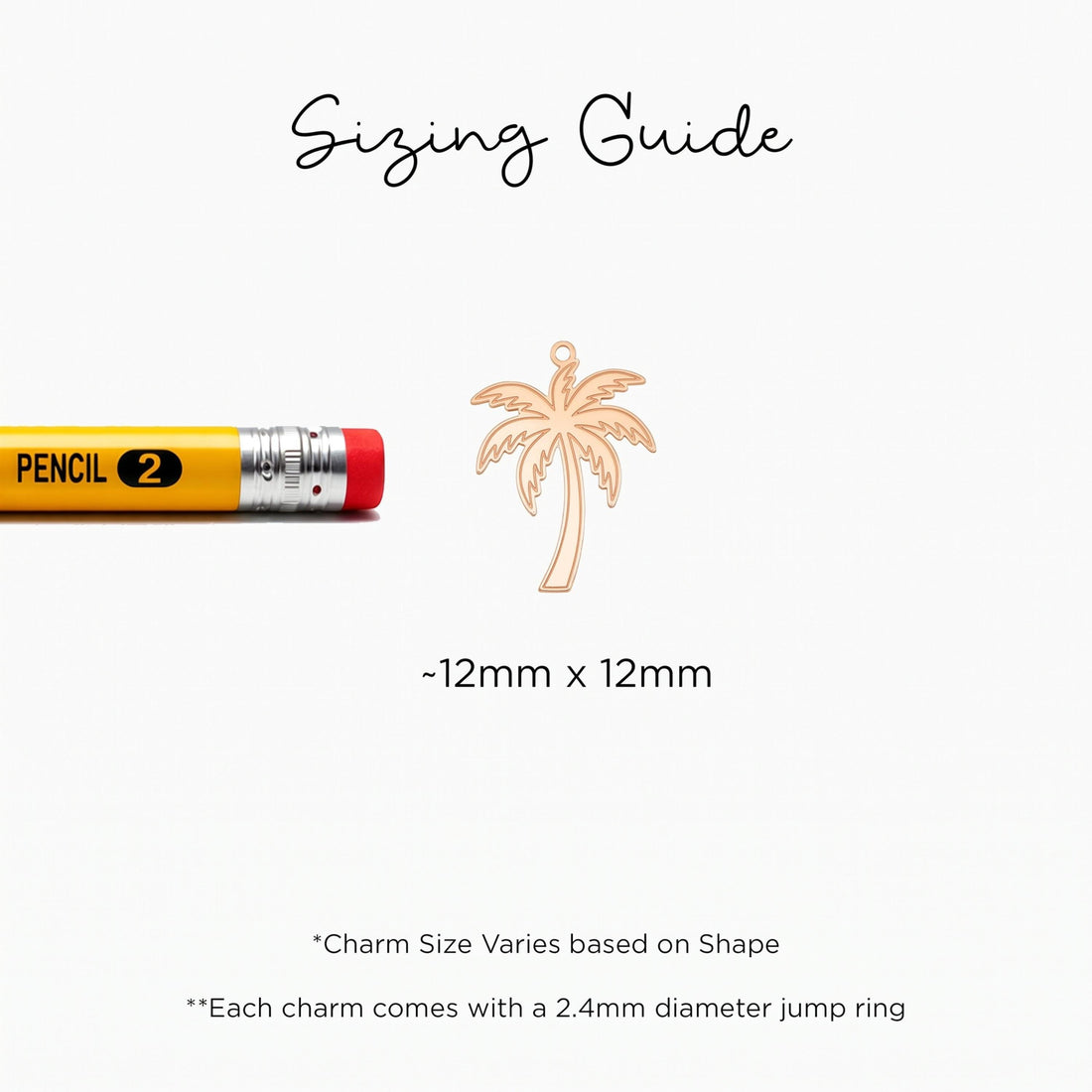 Palm Tree Necklace Charm