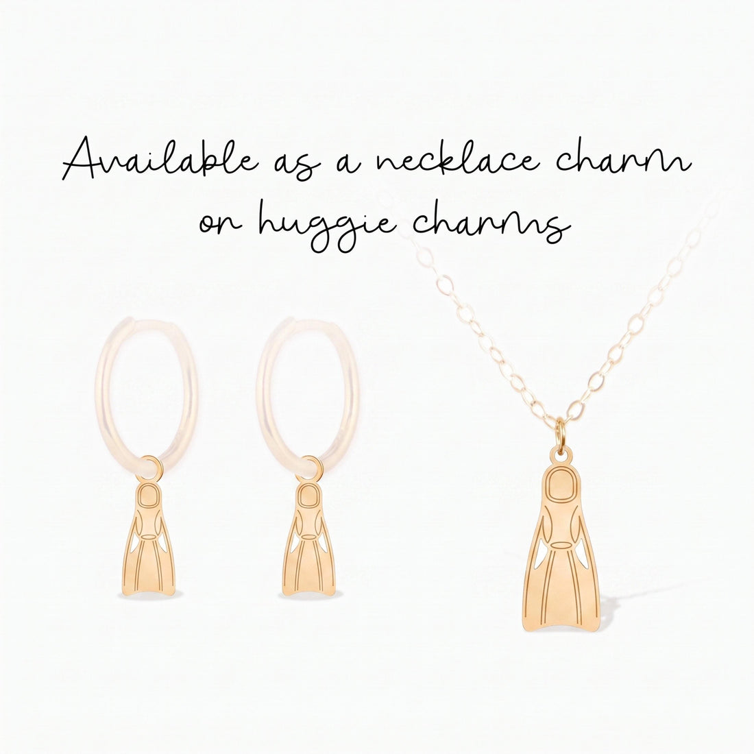 Diving Fin Flipper Charm