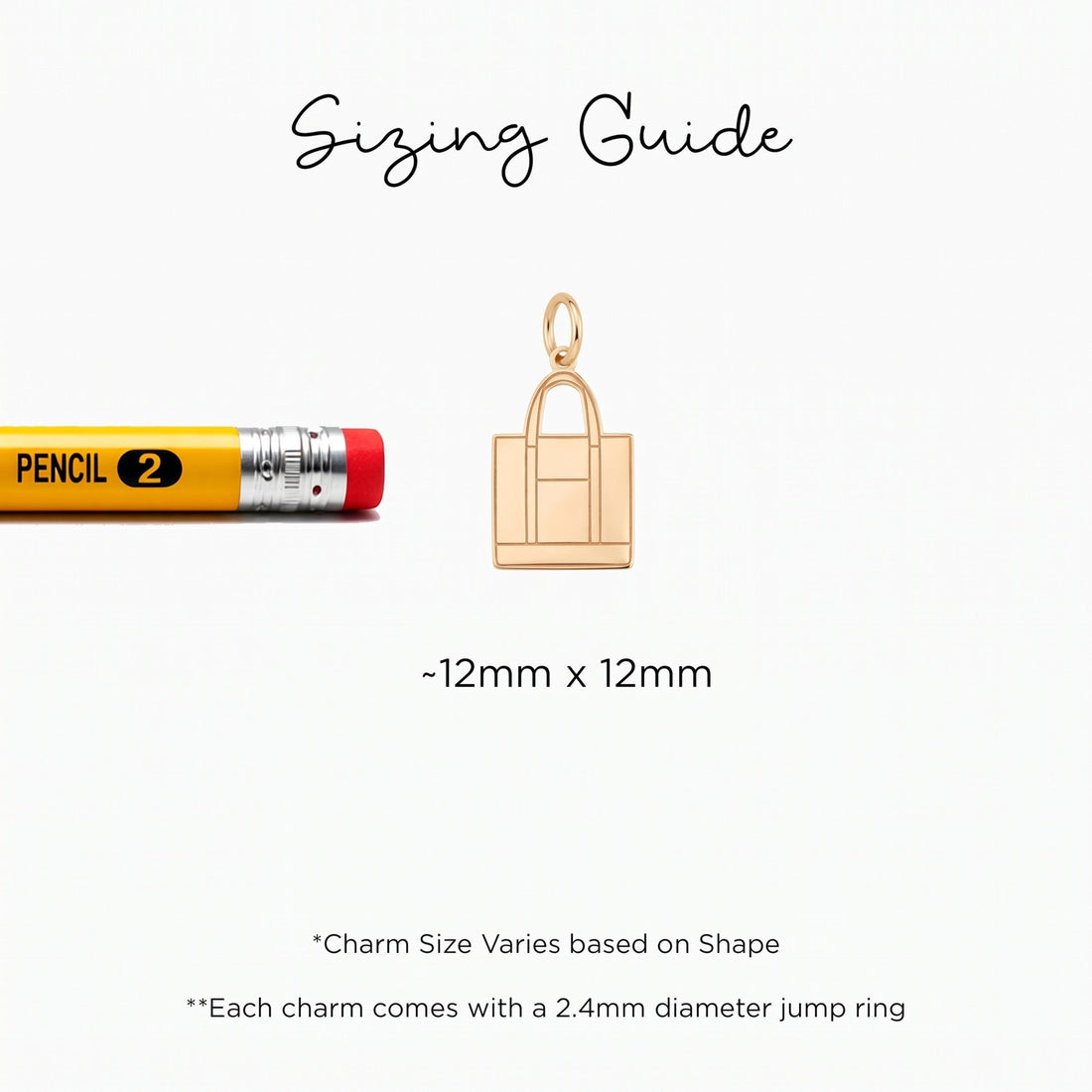 Shopping Bag Necklace Charm