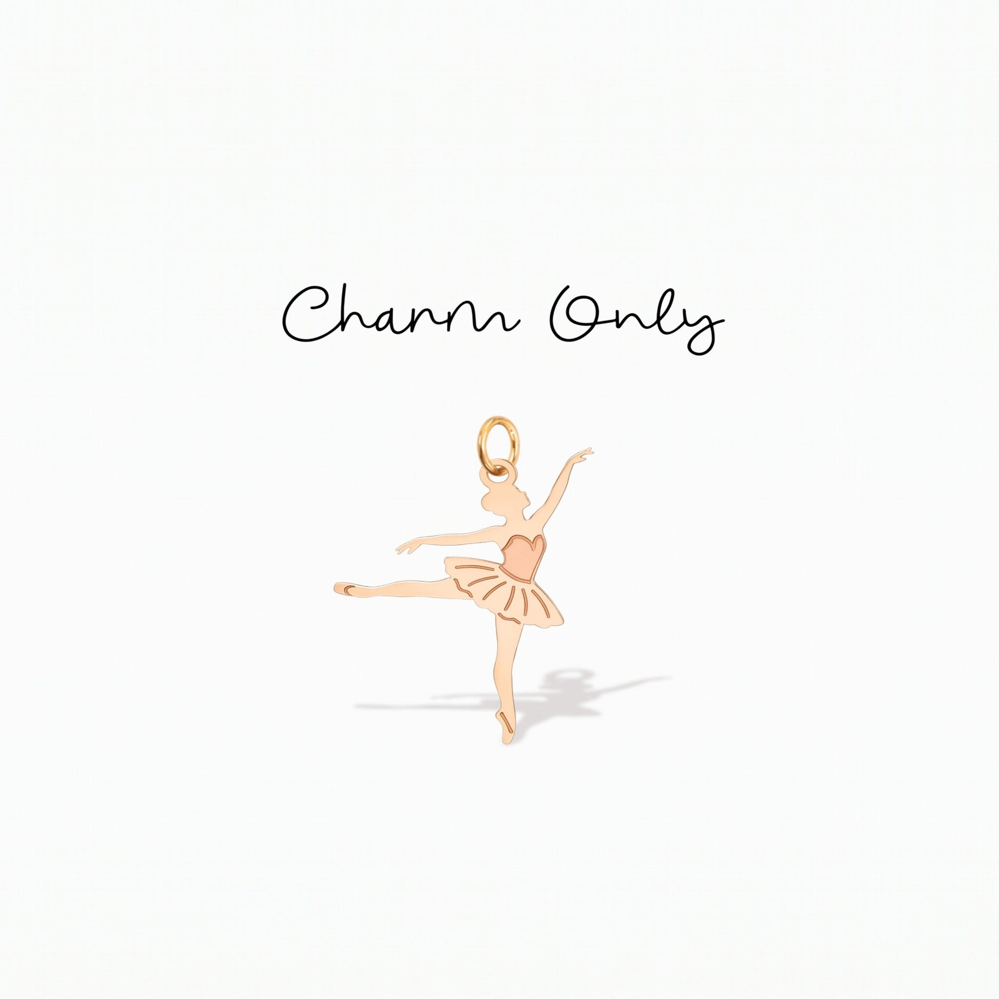 Ballet Dancer Necklace Charm