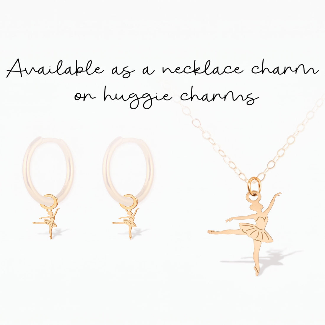 Ballet Dancer Necklace Charm