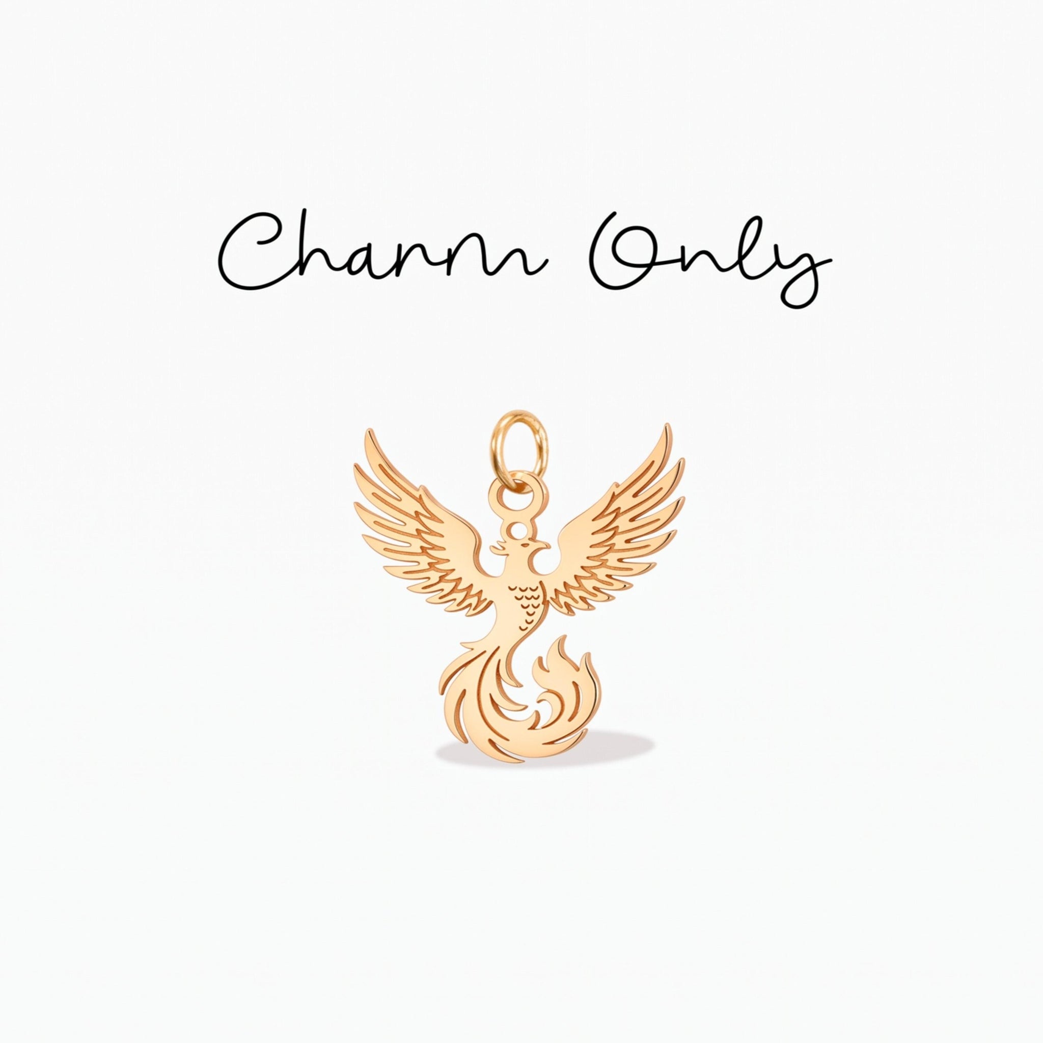 Phoenix Bird Necklace Charm