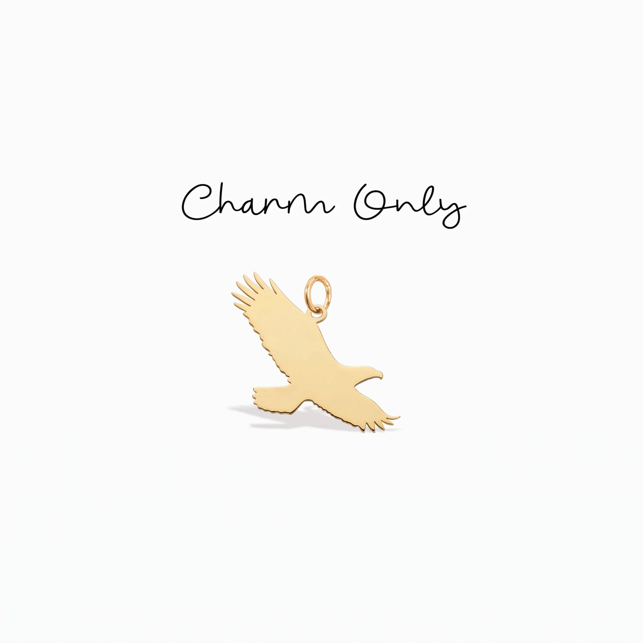 Flying Eagle Bird Charm