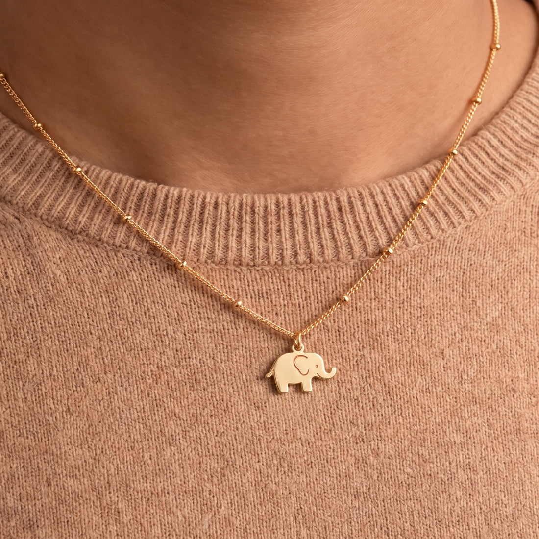 Elephant Trunk Animal Charm