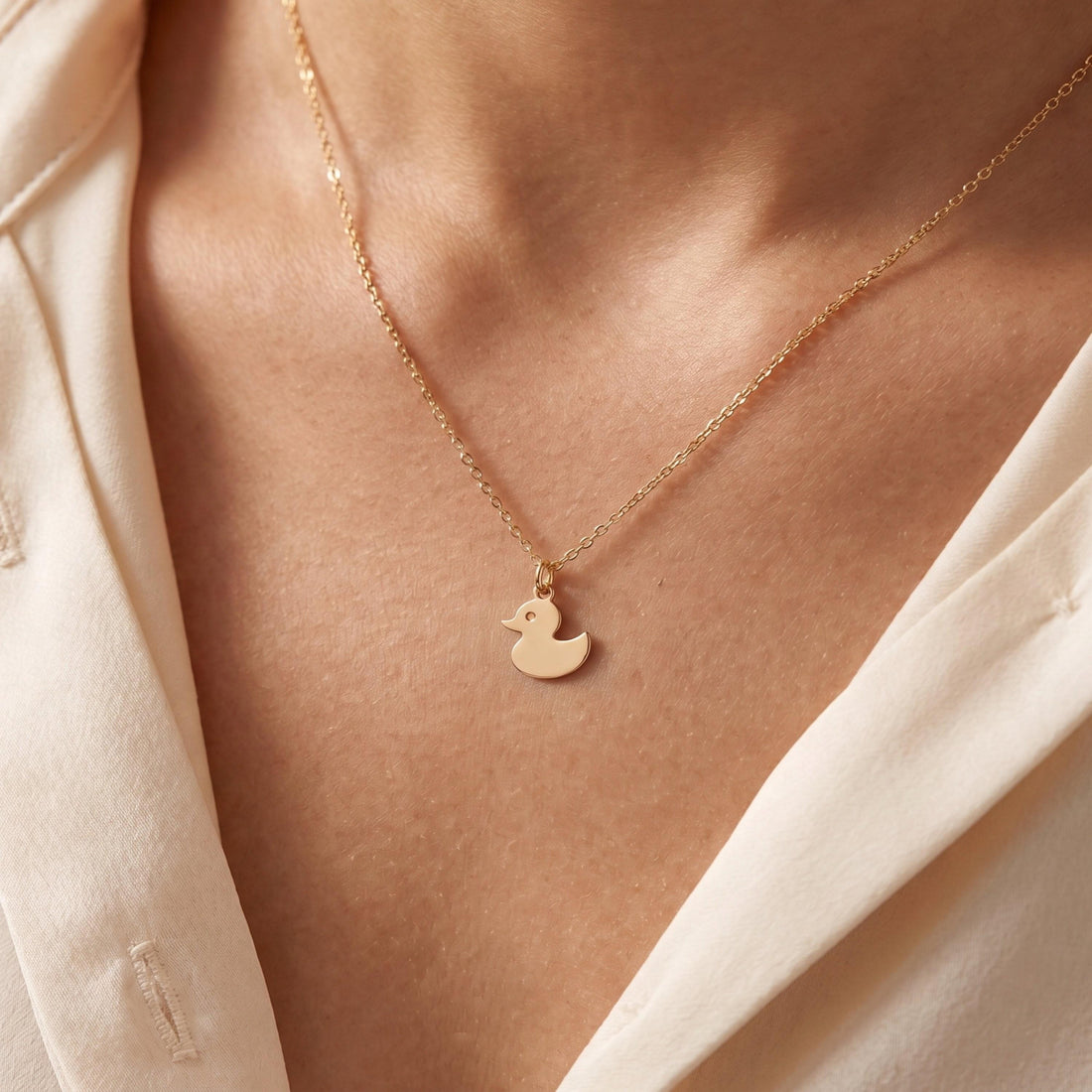 Rubber Duckie Necklace Charm